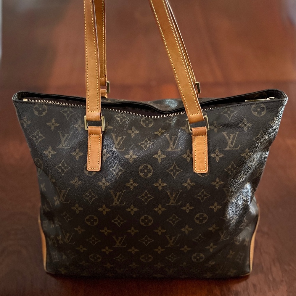 Louis Vuitton Authentic Cabas Mezzo Monogram Tote Bag